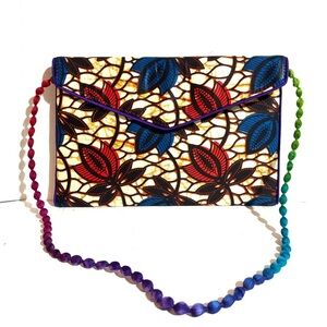 Handmade Ankara African print shoulder/ clutch bag